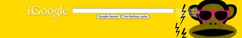 27 Cartoon-like iGoogle Artist Themes that Brings you back to your Childhood Days Two months ago, the US search giant has introduced a new feature called <a href="http://www.google.com/help/ig/art/" target="_blank">Artist Themes</a> in iGoogle. This new gallery of iGoogle themes enables users to put the work of world-class artists and innovators onto their personalized homepage. Currently, it features hundreds of well-designed backgrounds all thanks to several notable personnel such as Oscar de la Renta, Coldplay, Beastie Boys, Jackie Chan, Lance Armstrong, Robert Mankoff and Camilla Engman. Today, I'm going to share with you "27 iGoogle Cartoon-like Themes that Bring you back to your Childhood Days".
<a href="http://www.google.com/help/ig/art/artists/frank.html" target="_blank"><strong>
Paul Frank</strong></a><strong>:</strong>
A renowned cartoonist, artist and fashion designer, his creations adorn clothing, accessories, and many other products. Julius the Monkey is one of Frank's best-known characters, and has appeared in a wide variety of media.
<img src="http://farm4.static.flickr.com/3640/3654033316_98cfa36dff.jpg" alt="banner_lg_6" width="500" height="80" />
<img src="http://farm3.static.flickr.com/2443/3654033358_436e380bb4.jpg" alt="banner_lg_18" width="500" height="80" />
<img src="http://farm4.static.flickr.com/3552/3654033340_305820d94a.jpg" alt="banner_lg_12" width="500" height="80" />