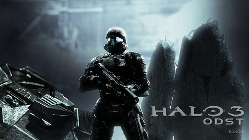 <img src="http://farm4.static.flickr.com/3485/3955100943_af70a788f7.jpg" width="500" height="281" alt="Halo3-ODST_8-1024x576" />

Halo 3: ODST puts you into the boots of a Orbital drop shock trooper (ODST), a special forces unit which drops from orbit. For the famed creators of the franchise Bungie, this is not meant to be a full game- it was meant to be a expansion. So, does the game justifies the price, or did the Rookie just dropped in too hard?

ODST's story bring you into a Covenant controlled city which you visited duting halo 2. Playing as a ODST called "rookie", you drop down from a orbiting ship only to a alien infested city, but something when horribly wrong, and your squad's drop pods get scattered all around the city. The rookie wakes up 6 hours later, and can't find his squadmates.