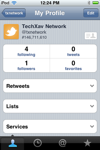 Twitter Has Over 146 Million Registered Users, according to its iPhone App I originally had TweetDeck and Twitterrific Premium installed on my iPod Touch. When Twitter's official iPhone app arrives on the App Store, I downloaded and tried it out. I must say that it's pretty impressive though both TweetDeck and Twitterrifc offer dark and sleek interfaces, which I prefer. As I was playing with it, I noticed that the folks over at the Twitter Mobile team have included an interesting stat that Biz Stone & Co. keep mum previously.