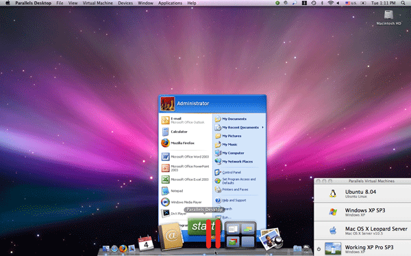 <strong><a href="http://www.parallels.com/" target="_blank">Parallels</a></strong>, a worldwide leader in virtualization and automation software, today unveiled a complete solution designed to simplify the process of â€™switchingâ€™ from a PC to Mac. <strong><a href="http://www.parallels.com/products/desktop/stm" target="_blank">Parallels Desktop Switch to Mac Edition</a></strong> empowers users to effortlessly make the move to Mac without the risk of losing familiar and important data and applications on their Microsoft Windows-based PCs. The product combines a set of easy-to-use tools and interactive tutorials with the <strong><a href="http://www.parallels.com/products/desktop/" target="_blank">industry leading Parallels Desktop 4.0 for Mac</a></strong> to help â€œSwitchersâ€ understand how to operate Mac OS X, transfer all PC data and applications, and seamlessly run their Windows applications on their new Macs.

<img src="http://www.parallels.com/files/img/pdfm40/screenshots/coherence_start.png"/>