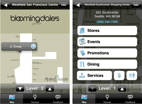 <img style="float:right;" src="http://www.techxav.com/wp-content/uploads/2010/02/pointinside.jpg"/>Kevin Foreman, CEO of <a href="http://www.pointinside.com/"target="_blank">Point Inside</a>, together with 6 developers have created a simple but useful app that helps mall shoppers know what's around them. Point Inside in a free iPhone/iPod Touch/Android app that enables mall shoppers to navigate any store, restroom, elevator, and more without any much hassle. 

Touted as "your personal mall concierge guide", it provides the only fully interactive Smart Map™ directory of the interiors of shopping malls and even enables users to instantly locate over 100,000 stores, as well as restrooms, elevators, ATMs, parking, in hundreds of malls across the United States and Canada.

To start using the app on your iPhone/iPod Touch, simply head over to this <a href="http://itunes.apple.com/us/app/point-inside/id338171893?mt=8"target="_blank">page</a> and download it via iTunes. On the other hand, if your smartphone runs on Google's Android, download it by going to Android Marketplace on your phone and search for Point Inside. Once you have the Point Inside app installed on your device, you can then begin exploring a mall's interior layout. 