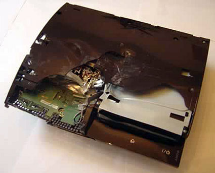 Playstation Network is Down <img src="http://www.blogcdn.com/www.joystiq.com/media/2006/11/ps3smashed.jpg">
No one knows why, but the Playstation Network (PSN) is down tonight. Users can't even play some of their own games. When trying to launch a game, users are presented with an "8001050F" error code. Joystiq reports it isn't all games, but some. Sony acknowledges the issue, and is looking into it. Other issues include dates on their console being reverted back to 12/31/1999 and owners getting error messages while their console is offline.
