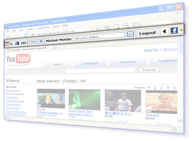 <img style="float:right;" src="http://www.facebookeverywhere.com/images/screenshot.jpg"/>Love Facebook to the core and simply can't part with the social networking website? Hate it when you've to constantly signing into and checking your account every five minutes or so? <a href="http://www.facebookeverywhere.com/"target="_blank">Facebook Everywhere</a>, a free and easy-to-use Facebook toolbar that integrates your Facebook life into your browser, is sure to feed your addiction. With this true accessibility tool, you can keep you in touch with what's happening on the popular social networking site while browsing the web.

For example, you can view live friends updates, update your status whenever you wish, share interesting websites/webpages with your friends as you visit them, access pages on Facebook with a single click, and even receive notifications.